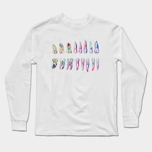 Teeth Diagram Long Sleeve T-Shirt